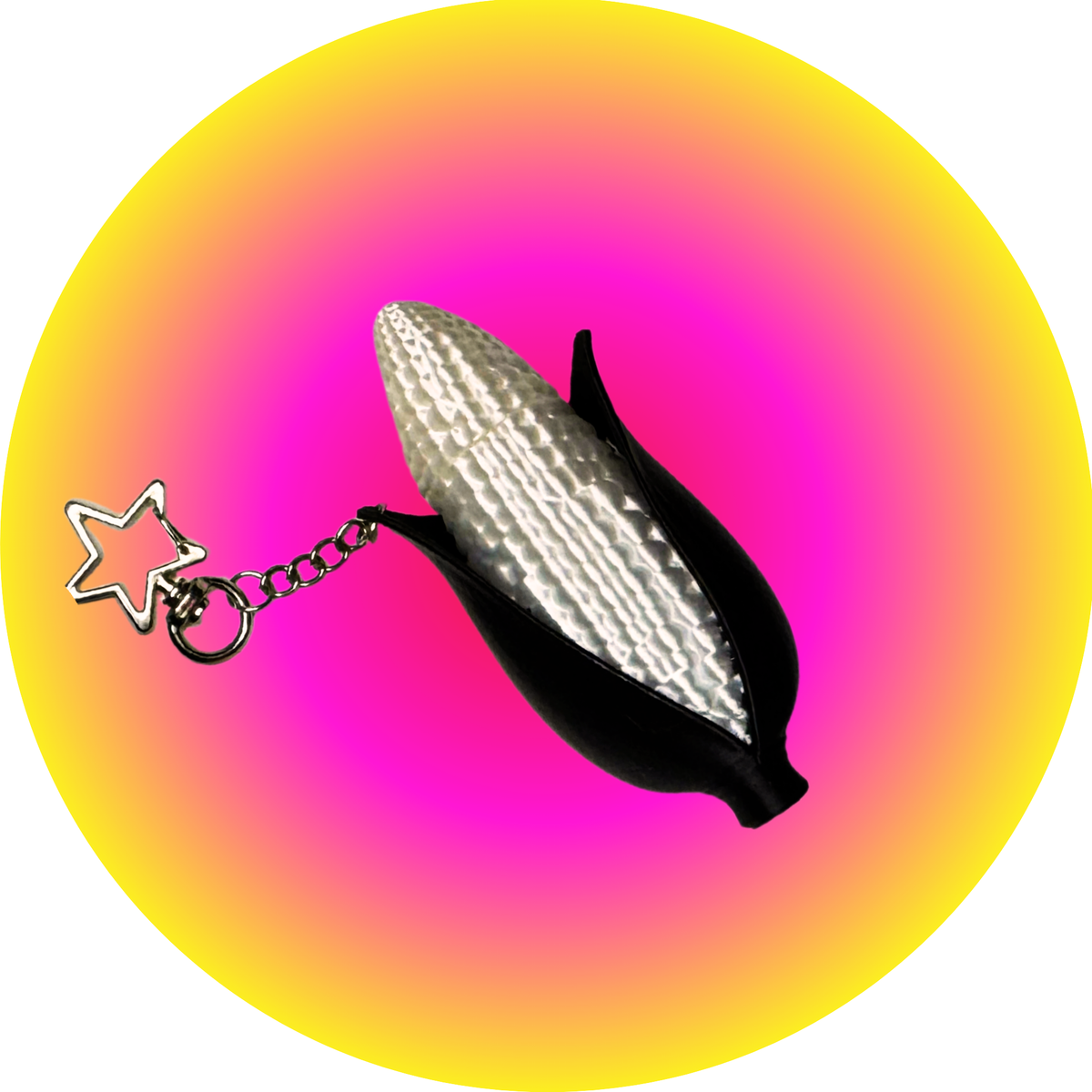 Vampire Corn Keychain