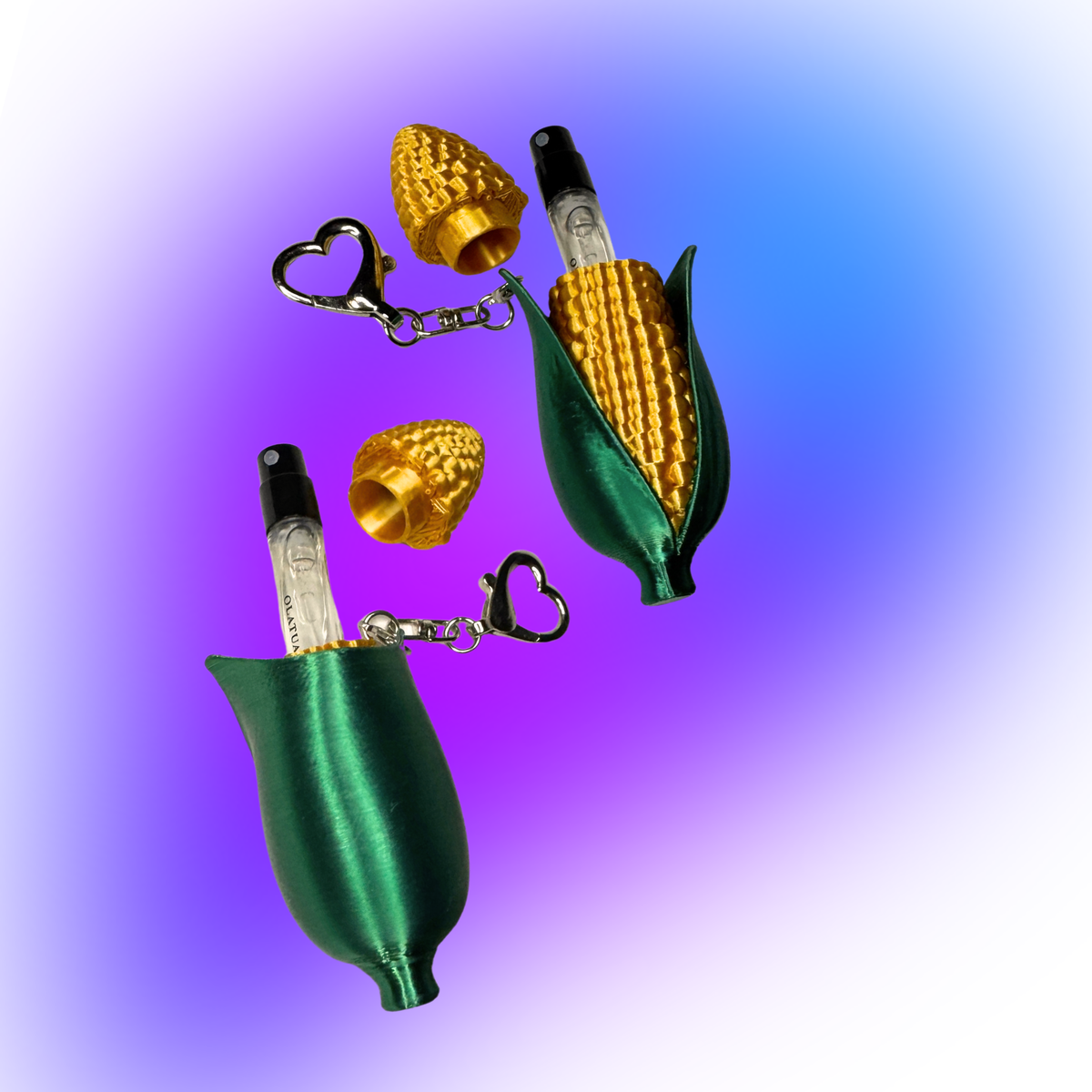 Classic Corn Keychain