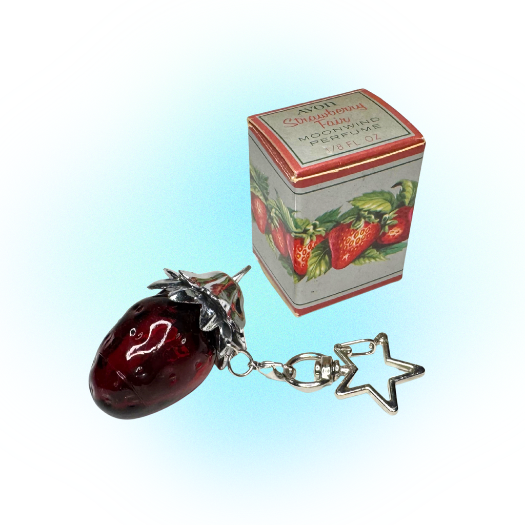 Avon Strawberry Keychain