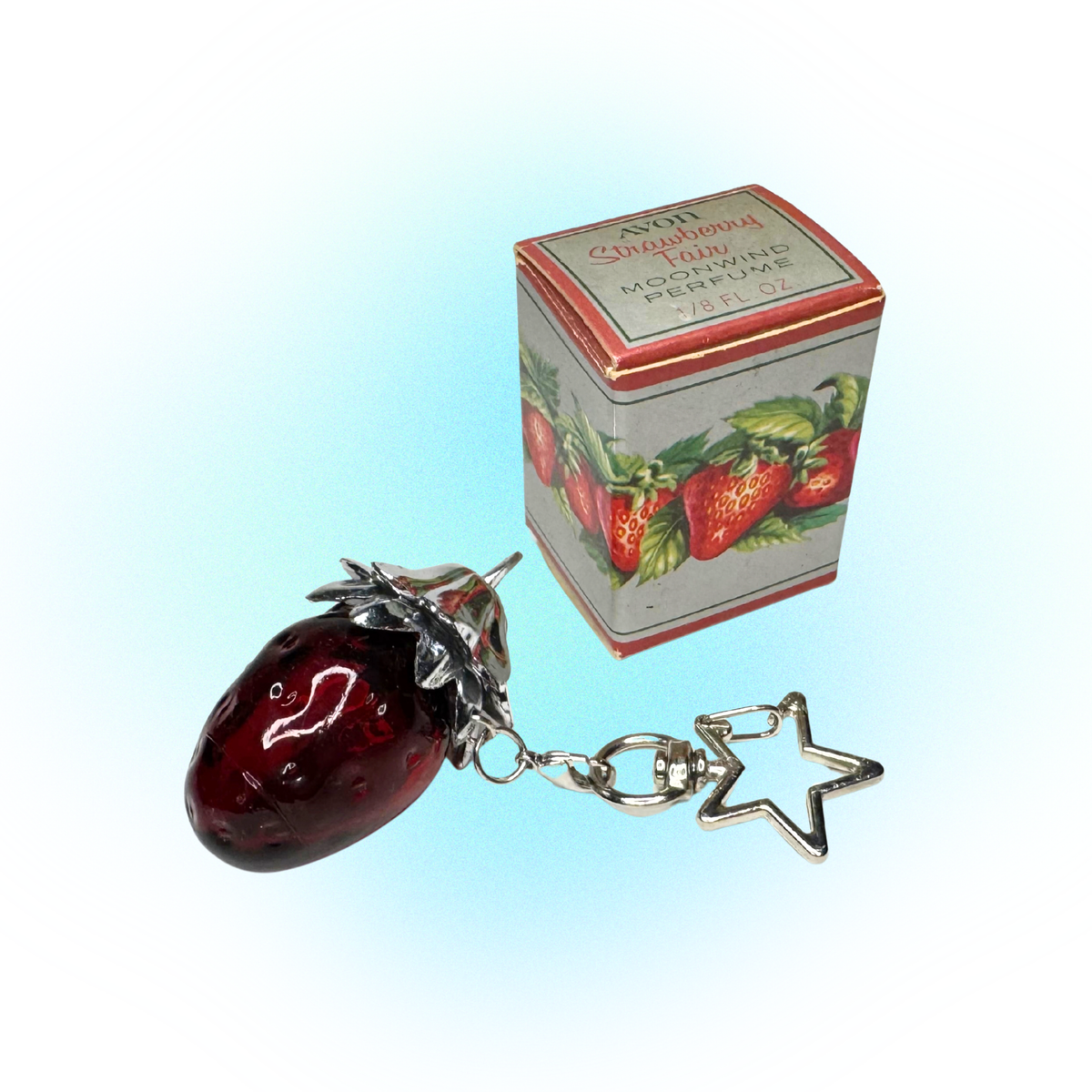 Avon Strawberry Keychain