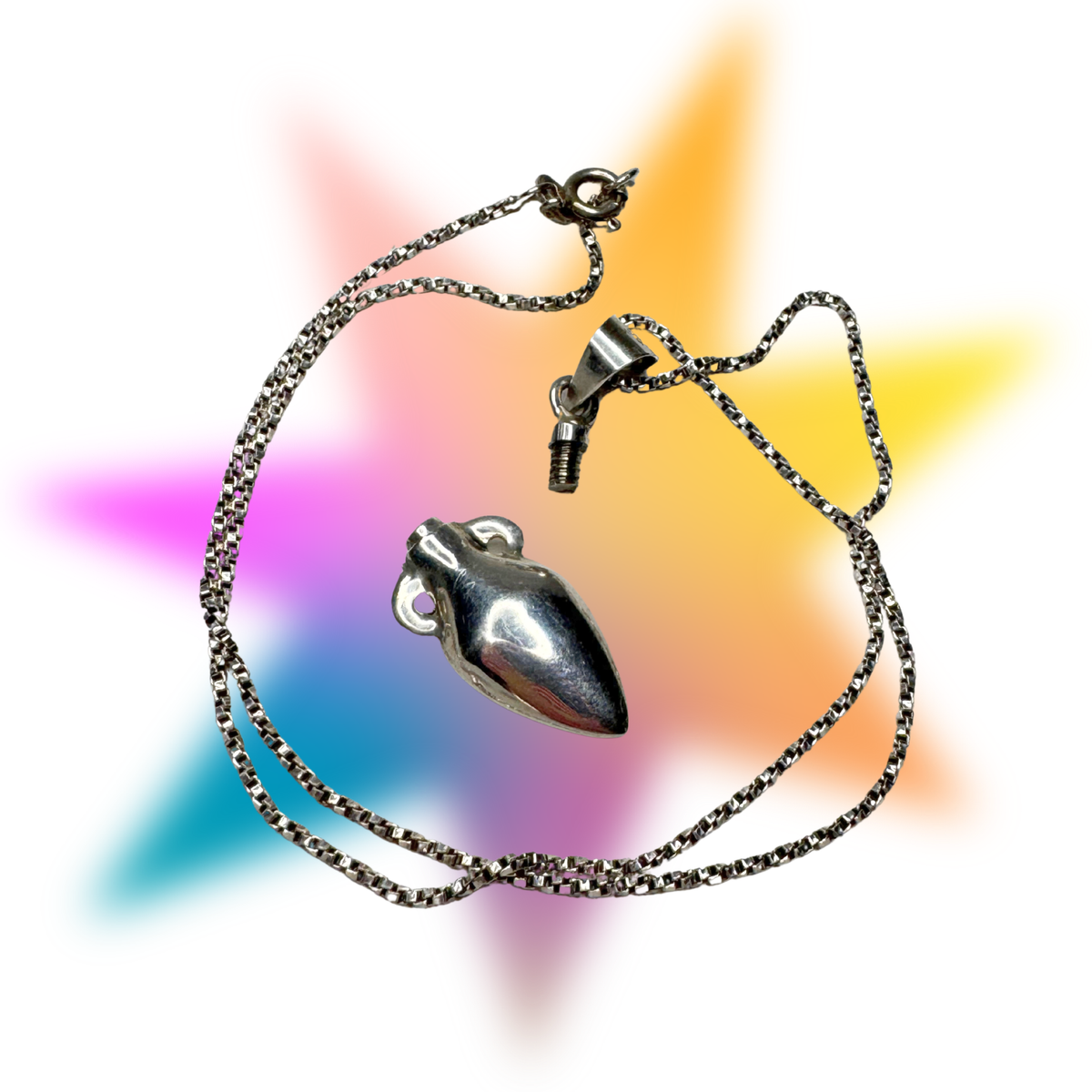 Petite Sterling Amphora Necklace