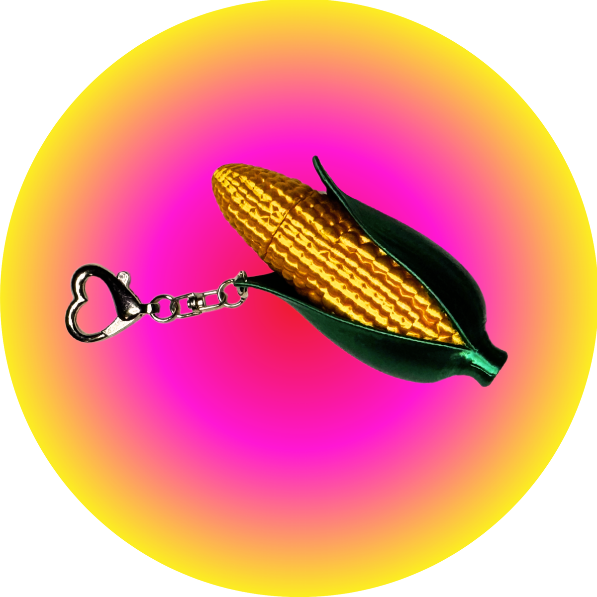 Classic Corn Keychain